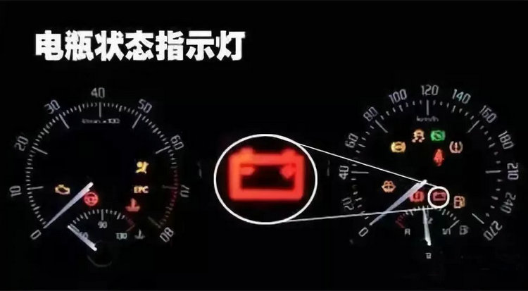 汽车仪表盘电池亮红灯是什么原因