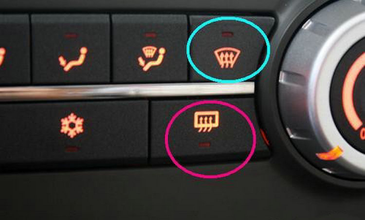 汽车除霜按钮是哪个