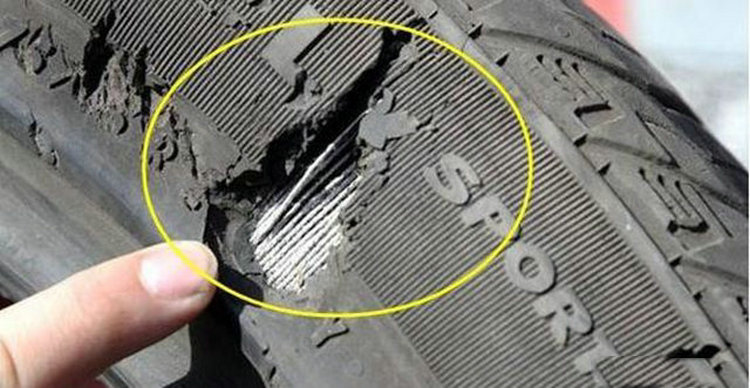 轮胎侧壁破损到什么程度需要更换
