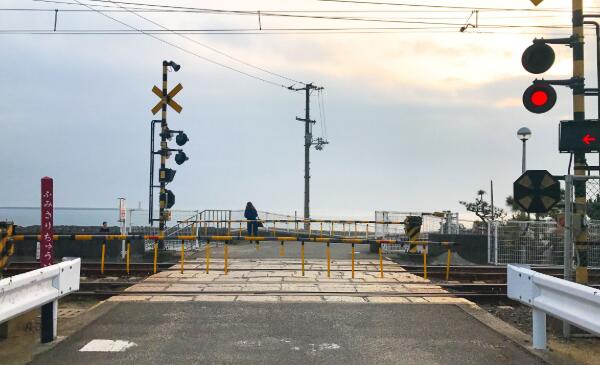 无人看守铁路道口标志