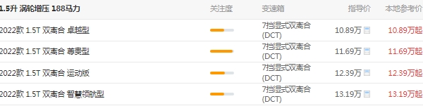 长安uni-v新车报价及图片 新车2022款售价10万起