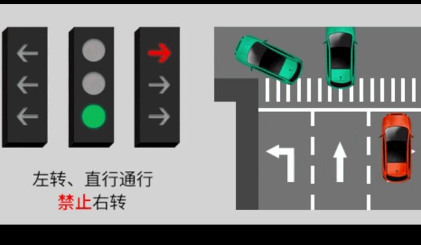 新国标红绿灯信号灯图解 共有8个图解(8种应对措施)