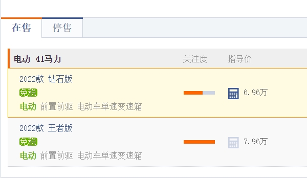 嘉远电动车价格表 嘉远电动车售价6.96万-7.96万元