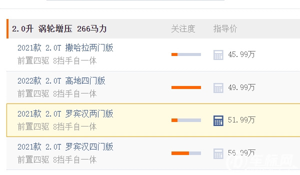 牧马人2023款报价及图片 没有2023款（在售裸车售价45.99万元）