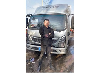 嘎嘎好开！吉林王老板点赞新座驾自动挡轻卡奥铃玉兔Ⅲ 封面图