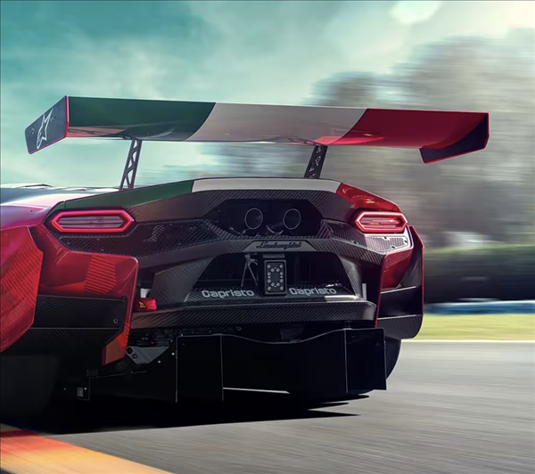 赛道利器！兰博基尼Temerario GT3亮相：碳纤维车身 极致空气套件