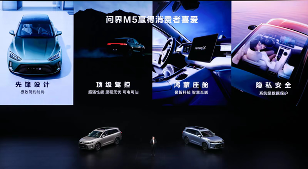 跨界合作又一成果落地 小康张兴海和华为余承东联合发布问界M7