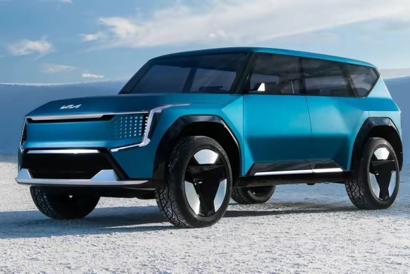 韩系电车力作 起亚最新纯电SUV EV9谍照曝光 明年上市