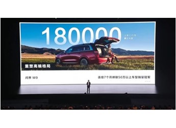 问界M9大定突破18万辆,进一步夯实“自主高端替代”实力 封面图