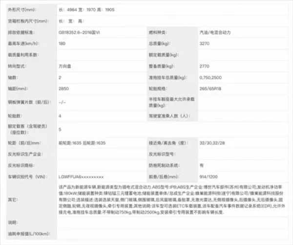 坦克400新料曝光！Hi4-T三电保留 Hi4-Z纯电200KM续航