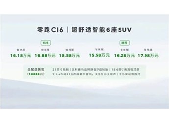 15.58万起!零跑6座SUV开卖 网友:把增程价格打下来了 封面图