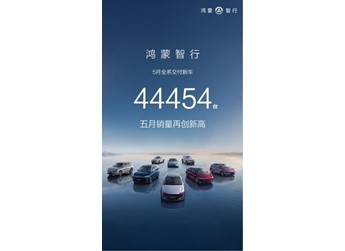 鸿蒙智行5月交付4.45万辆,技术赋能构建智能汽车新生态 封面图