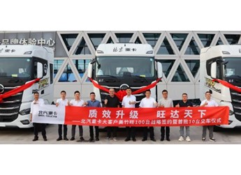 100台订单落地！北京重卡追梦携手美竹旺 深耕国际TIR运输赛道 封面图