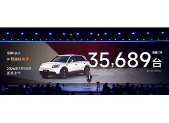 一代国民神车回归！奇瑞QQ3预售订单超3.5万台：月底上市