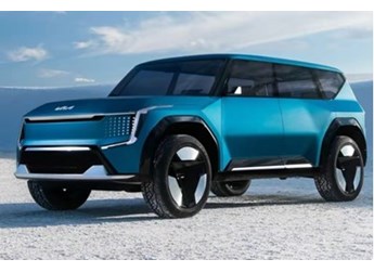 起亚最新纯电SUV EV9谍照曝光 明年上市 封面图